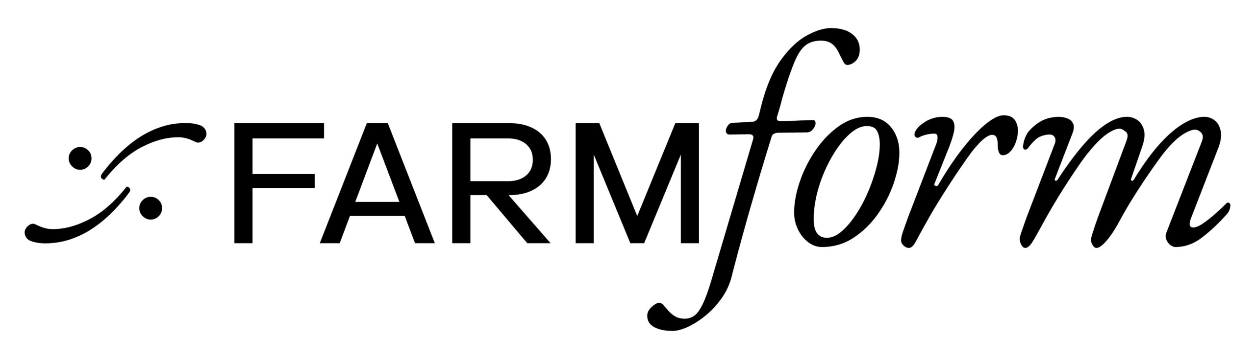 farmform logotype extended black
